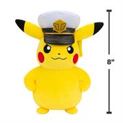 PELUCHE POKEMON 20cm CAPITAN PIKACHU
