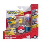 POKEMON CLIP'N GO POKE' BALL SET CINTURA PIKACHU