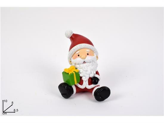 BABBO NATALE SEDUTO C/PACCO
