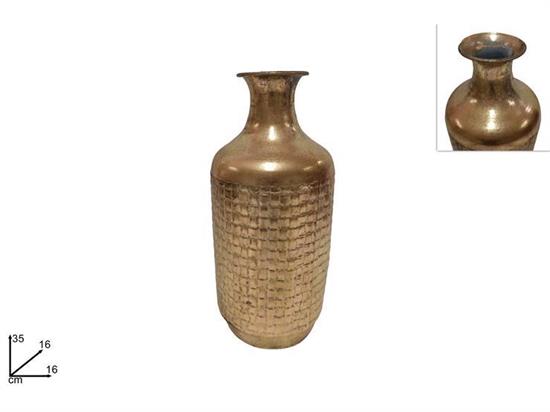 VASO METALLO 16x35cm ORO