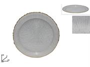 PIATTO VETRO TRASPARENTE 28cm