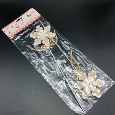 SPILLONE FIORE 2pz C/MERLETTO