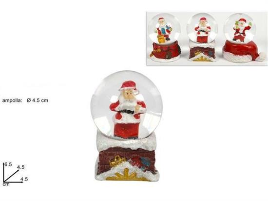 AMPOLLA C/BABBO NATALE 4,5cm