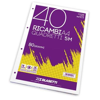 RICAMBI A4 5mm 40ff