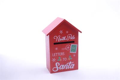 CASSETTA LETTERE LEGNO NATALE 16x24cm
