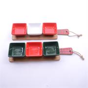 SET APERITIVO BASE IN BAMBU' C/4 CIOTOLE