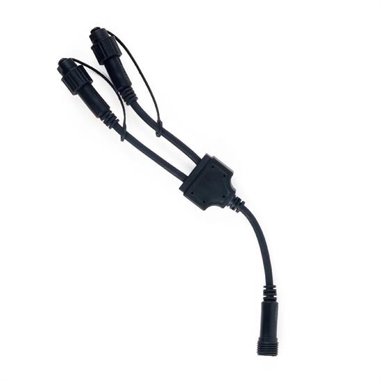 CONNETTORE 1 IN 2 PER LUCE FILO BIANCO 220V