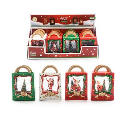 BORSETTA PLASTICA C/ACQUA E LUCI 7x12cm