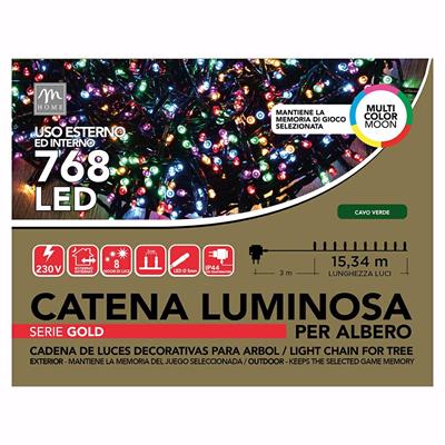 MINILED ESTERNO 768 MULTICOLOR MOON SERIE GOLD