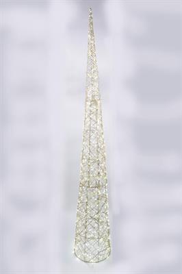 ALBERO CONO METALLO 210cm 600 LUCI D.35