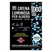MINILED ESTERNO 1000 BIANCO FREDDO C/TIMER, MEMORIA E 12 GIOCHI