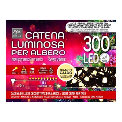 MINILED ESTERNO 300 SATINATO BIANCO CALDO
