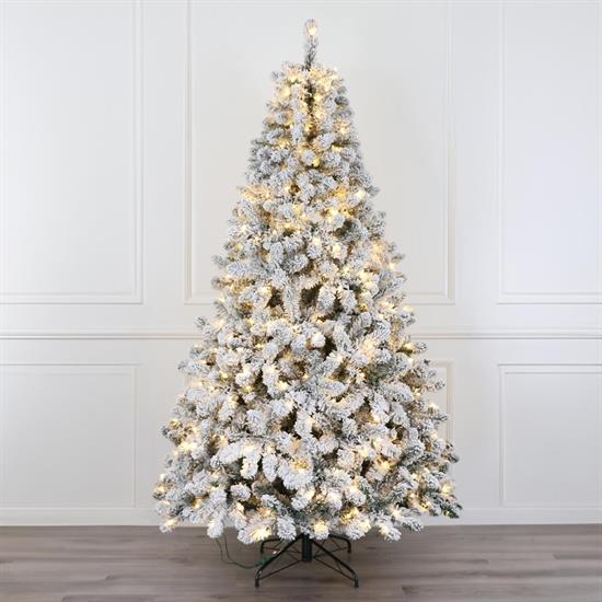 ALBERO LA THUILE INNEVATO - CON 450 LED - 210cm