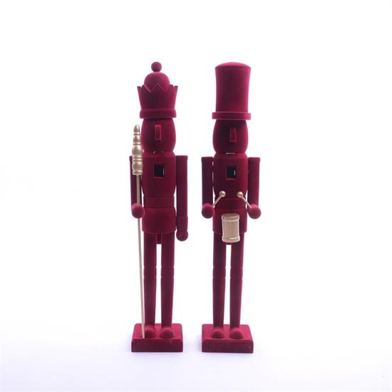 SOLDATINO FLOCCATO BORDEAUX 55cm