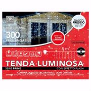 TENDA 300 FLASHLED BIANCO FREDDO 5xH.1mt X ESTERNO PROLUNGABILE