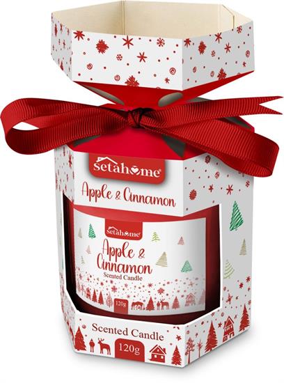 CANDELA NATALE 120gr APPLE CINNAMON
