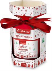CANDELA NATALE 120gr APPLE CINNAMON