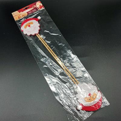 SPILLONI VISO BABBO NATALE 2pz