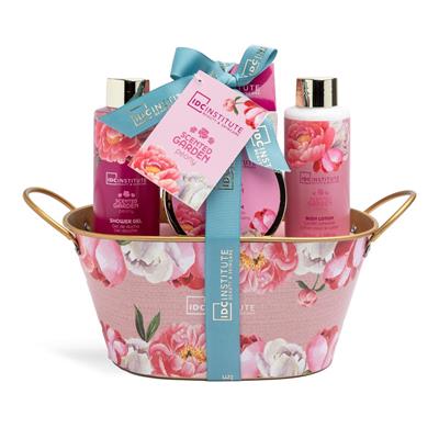 CESTINO LATTA SCENTED GARDEN TIN CASE 4pz