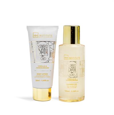 SET SCENTED BATHTUB 2pz MINI GOLD