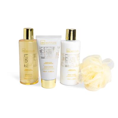 SET SCENTED BATH GOLD BATH ESSENTIALS 4pz