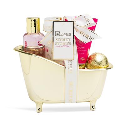 SET SCENTED BATHTUB 4pz MEDIA SECRET STORIES