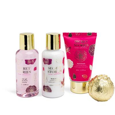 SET SCENTED BATHTUB 4pz MEDIA SECRET STORIES