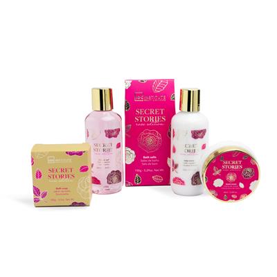 SET SCENTED SECRET STORIES 5pz HANDLE BASKET