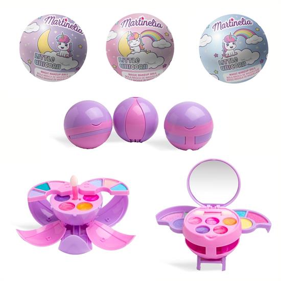 MAKE-UP BALLS LITTLE UNICORN MARTINELIA ass.