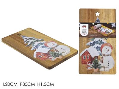 TAGLIERE NATALE 20x35cm