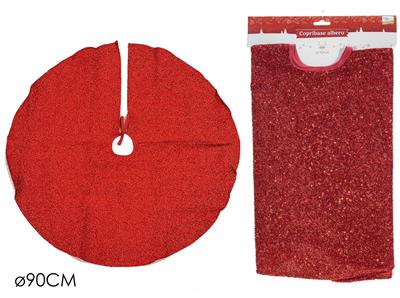 COPRIPIEDE ROSSO 90cm