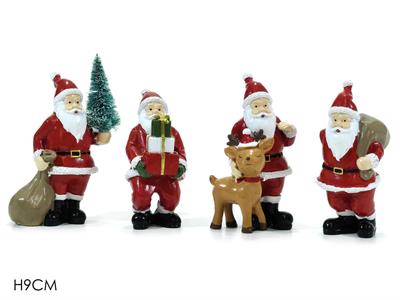 BABBO NATALE 9cm ASS.