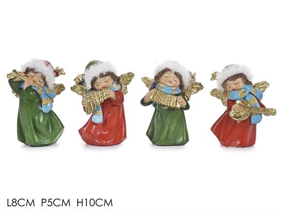 ANGELO 10cm VESTITO ROSSO/VERDE