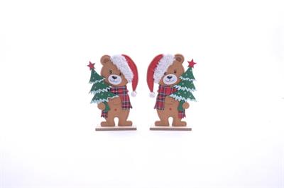 DECORAZIONE ORSETTO IN PANNOLENCI 26cm