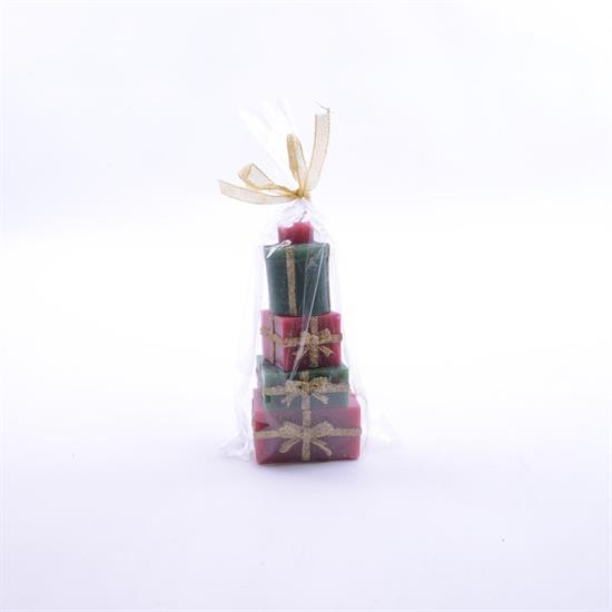 CANDELA REGALI DI NATALE 14cm