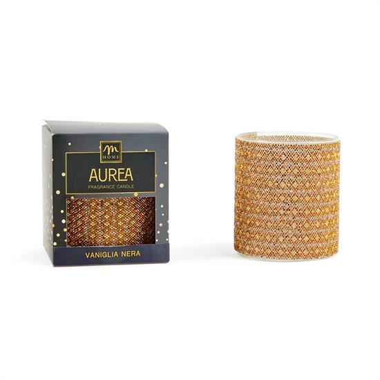 CANDELA BICCHIERE ORO C/STRASS