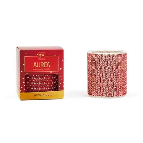 CANDELA BICCHIERE ROSSO C/STRASS