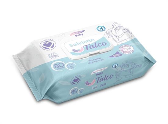 SALVIETTINE BABY TALCO 80pz