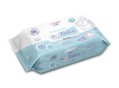 SALVIETTINE BABY TALCO 80pz