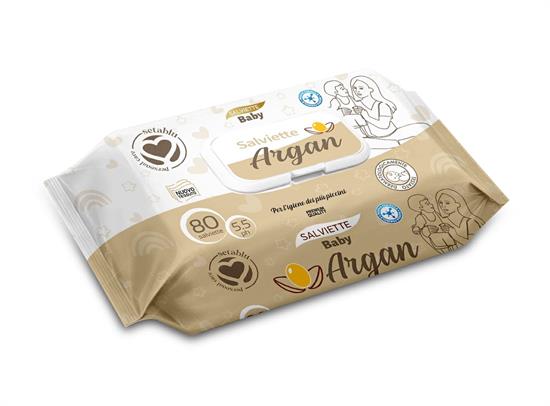 SALVIETTINE BABY ARGAN 80pz POP UP