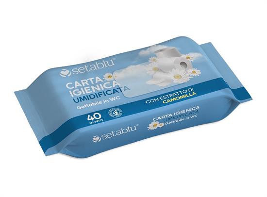 SALVIETTINE CARTA IGIENICA UMIDIFICATA 40pz