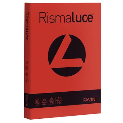 RISMALUCE A4 ROSSO SCARLATTO 200gr 125ff col.61
