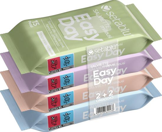 SALVIETTINE MILLEUSI MULTIPACK 4cf DA 15pz