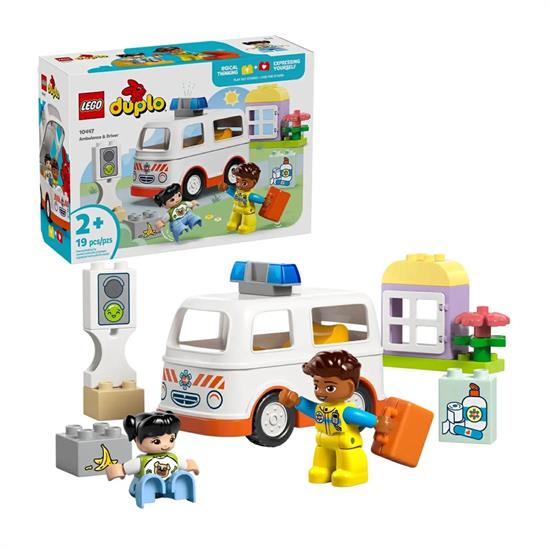 LEGO DUPLO AMBULANZA E AUTISTA