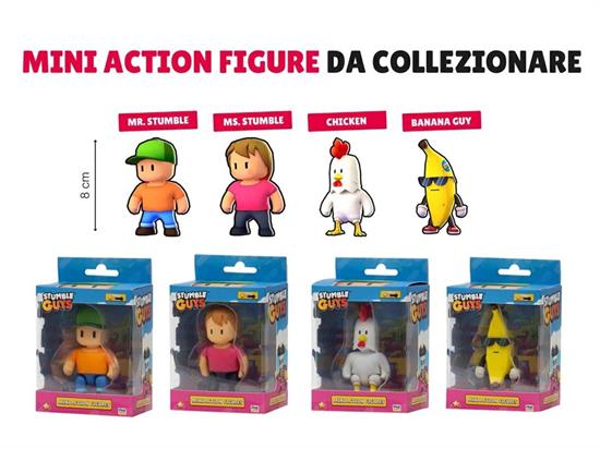STUMBLE GUYS FIGURE 8cm PERSONAGGI ASS.
