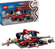 LEGO CITY PIT STOP E MECCANICI FORMULA 1