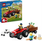 LEGO CITY TRATTORE AGRICOLO ROSSO C/RIMORCHIO