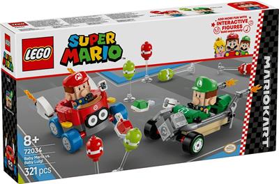 LEGO SUPERMARIO BABY MARIO vs BABY LUIGI