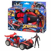 SPIDERMAN MILES MORALES SPEED RACER CAR 10cm VENOMVERSUS