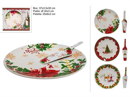 PIATTO C/PALETTA NATALE